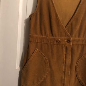 MADEWELL CORDUROY overall dress!